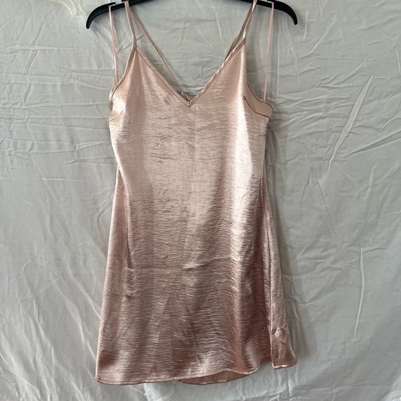 Urban Outfitters Reverse Satin Slip Dress - Picture 4 of 11